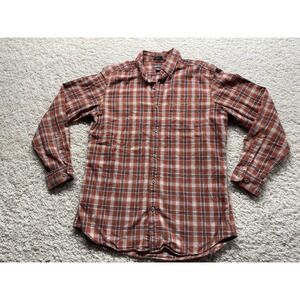Eddie Bauer Relaxed Fit Button Up Flannel Shirt Men's Medium